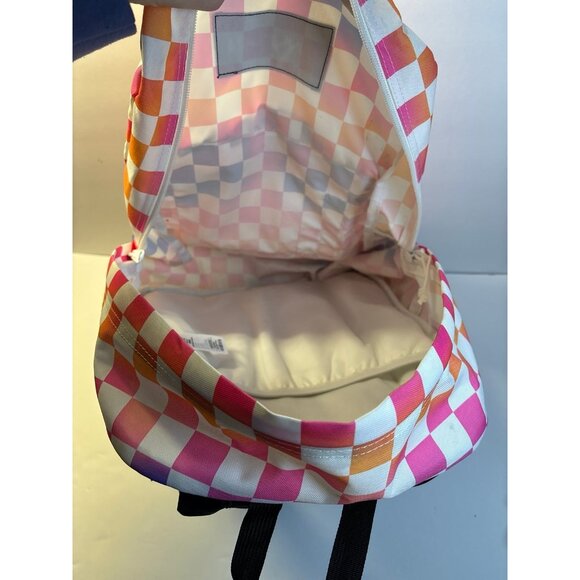 JanSport‎ Rainbow Checkered Backpack / Bookbag (16 inch) - Picture 5 of 7